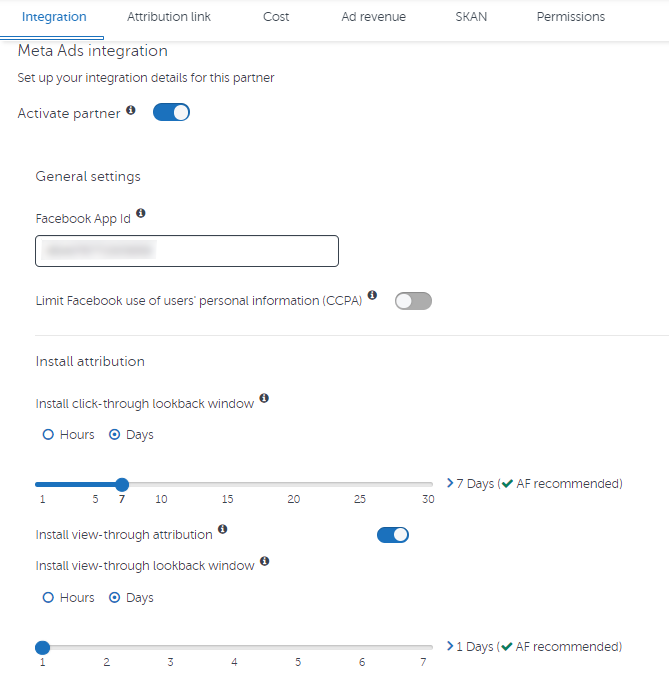 AppsFlyer Meta Ads integration