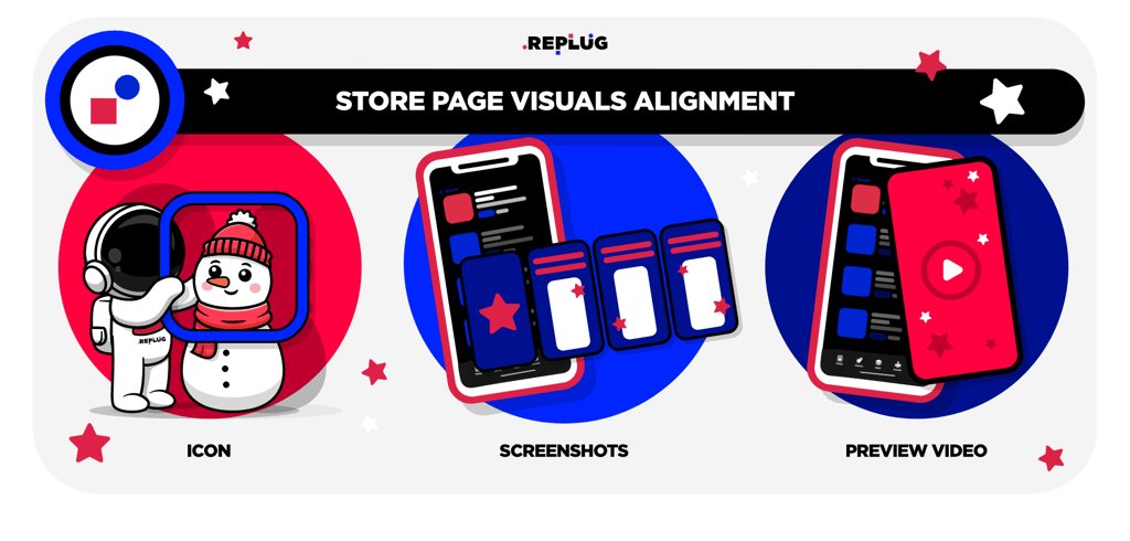 App strategy holiday visuals