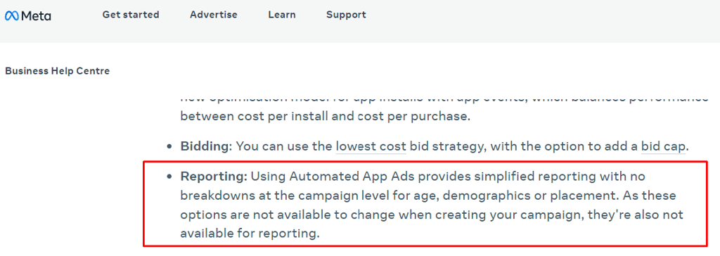 Facebook advantage+
