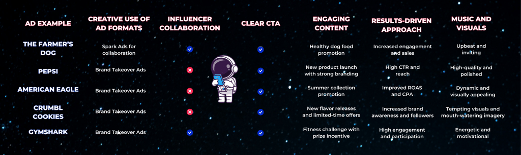 best tiktok ad examples criteria