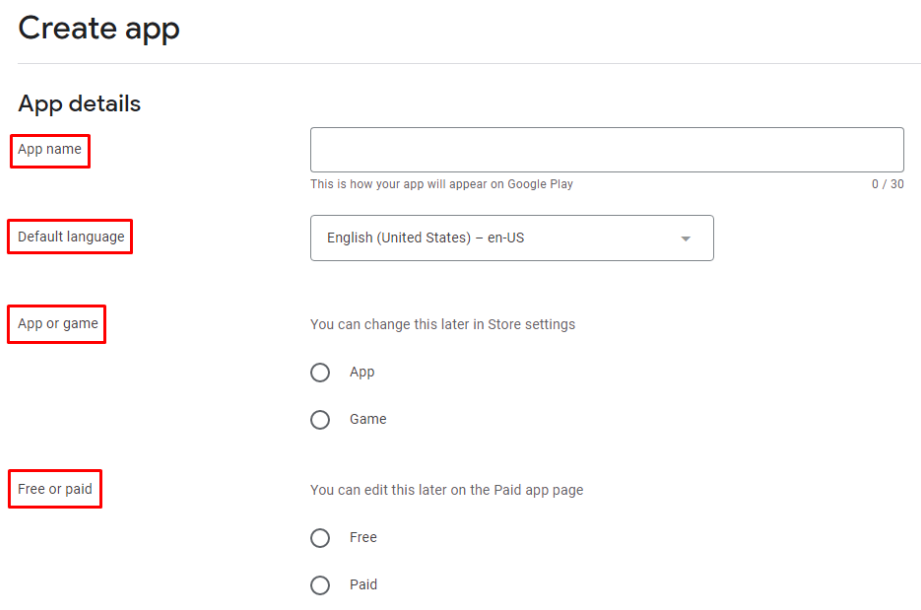 Create App