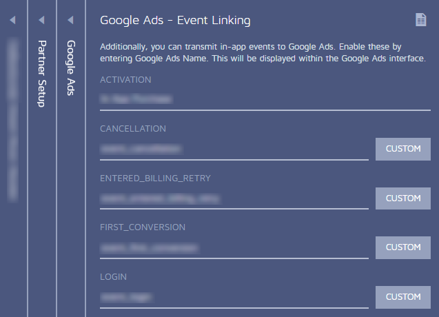 Setup Google Ads