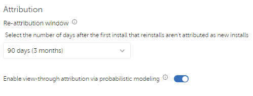 AppsFlyer re-attribution window