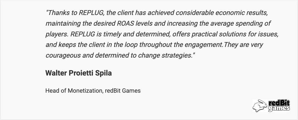 Redbit games replug success