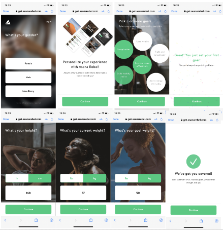 Web Funnel/Onboarding