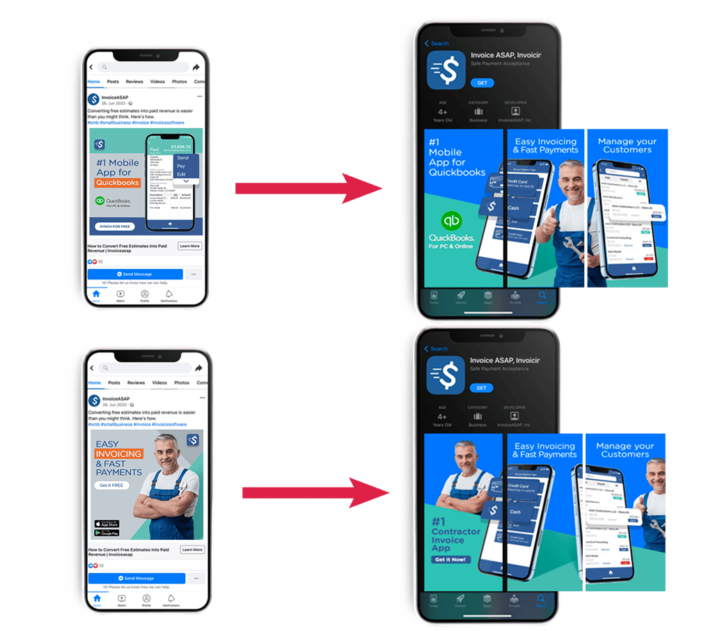 real example of custom product page
