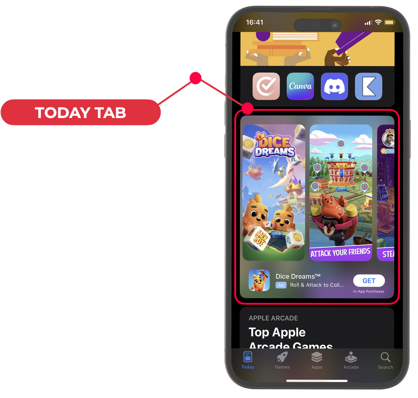App store ads the today tab